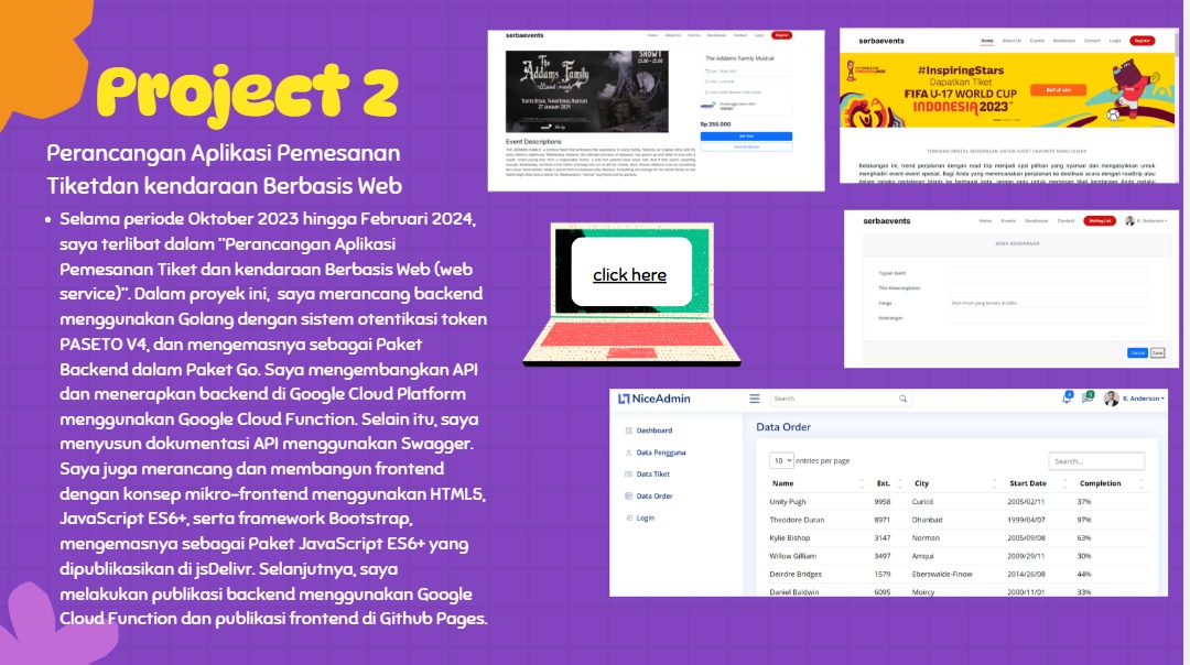 Serba Events Website